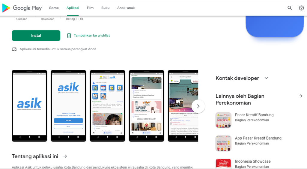 Aplikasi ASIK Bandung Smart City