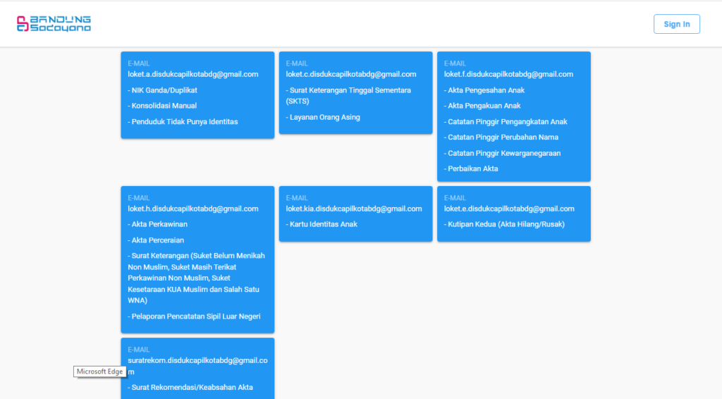 Layana Email Dokumen Kependudukan