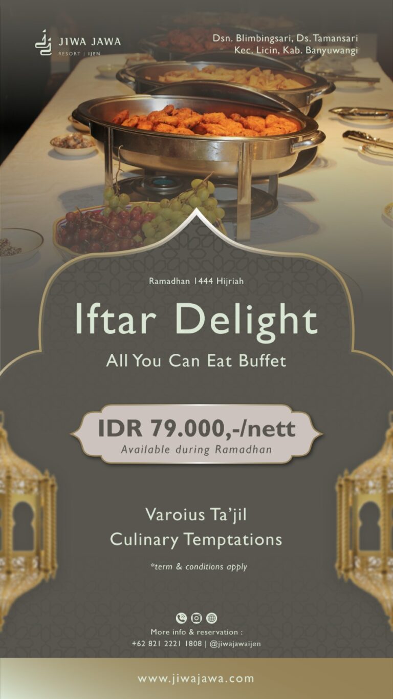 paket iftar di jiwa jawa ijen, restoran sekitar kawah ijen